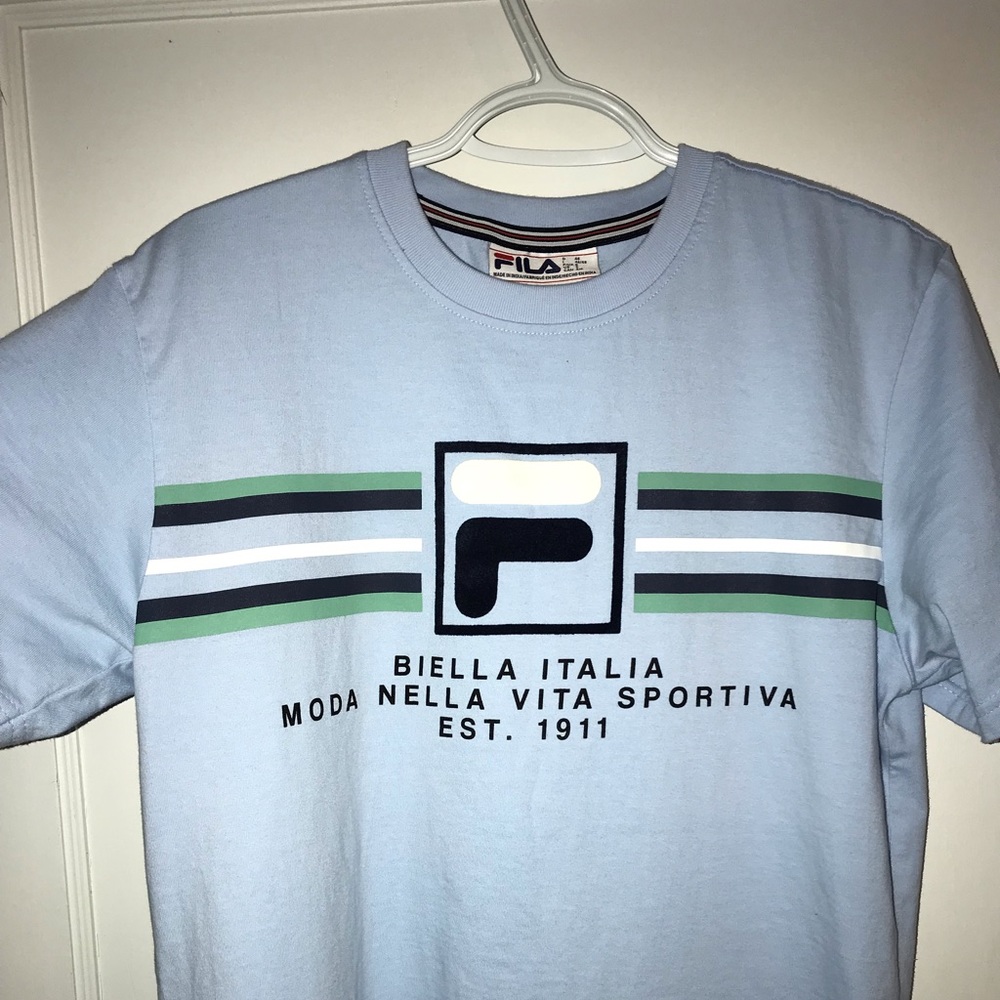 Retro Fila exclusive UO t-shirt